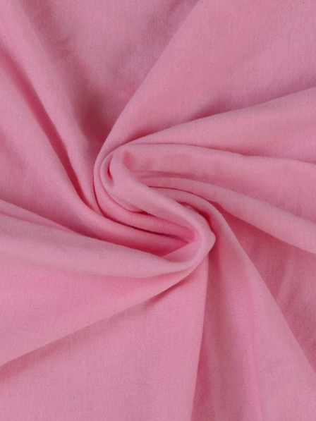 Kvalitex Еднолицев чаршаф с ликра 220x200cm светлорозов Kvalitex