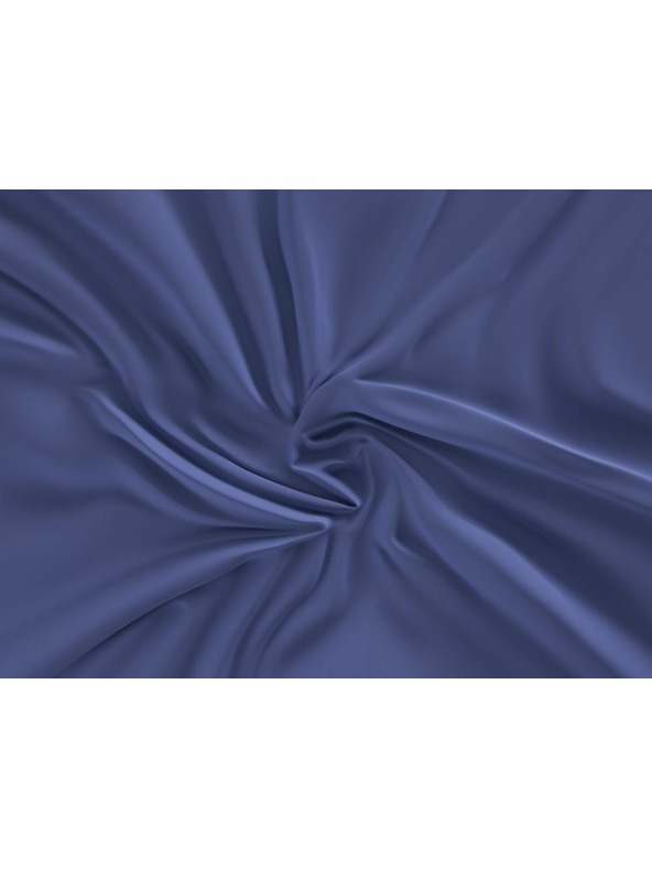 Kvalitex Сатенено чаршаф Luxury Collection 200x200cm тъмносиньо Kvalitex