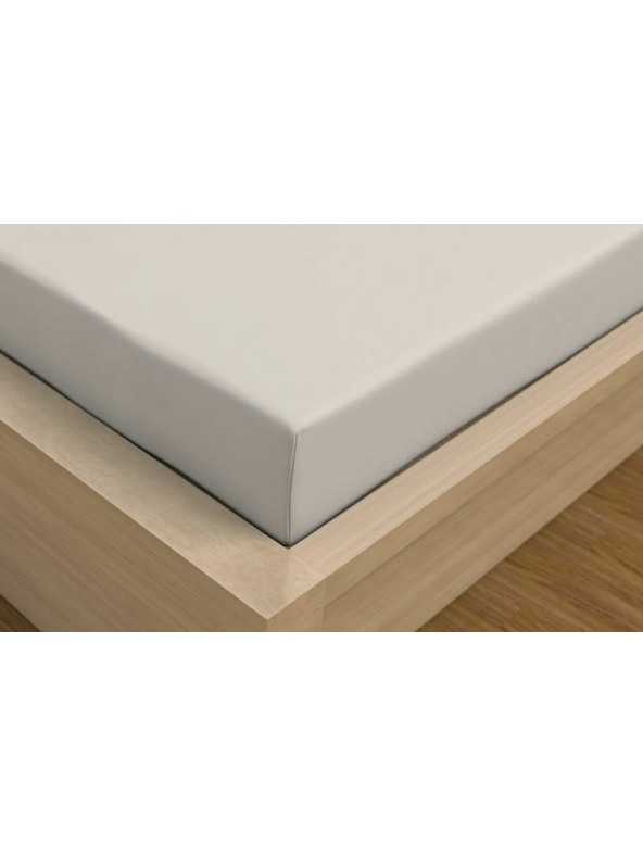 Kvalitex Сатенено чаршаф Luxury Collection 200x200cm бяло Kvalitex