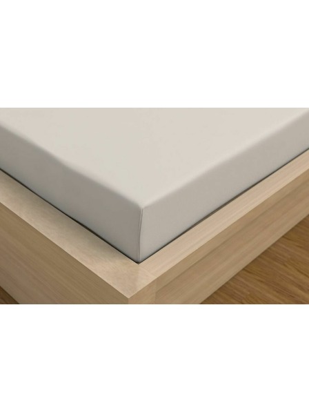 Kvalitex Сатенено чаршаф Luxury Collection 220x200cm бяло Kvalitex