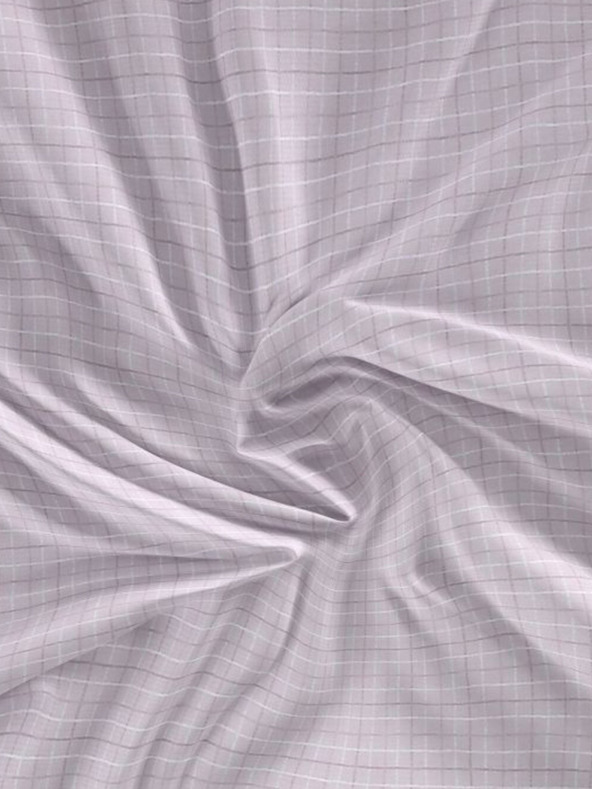 Kvalitex Сатенен чаршаф Luxury Collection 220x200cm Káro purple Kvalitex