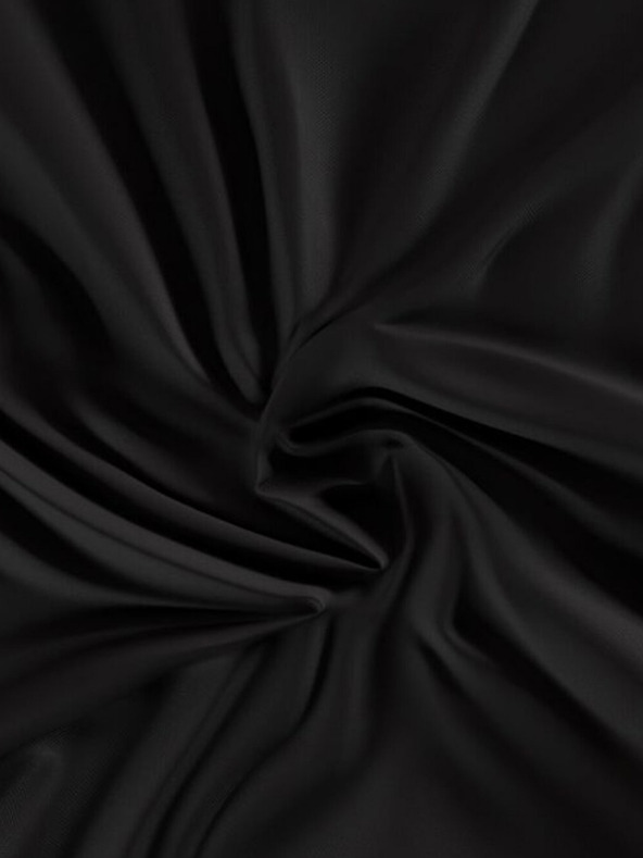 Kvalitex Сатенено чаршаф Luxury Collection 200x200cm черно Kvalitex