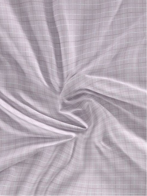 Kvalitex Сатенен чаршаф Luxury Collection 120x200cm Káro purple Kvalitex