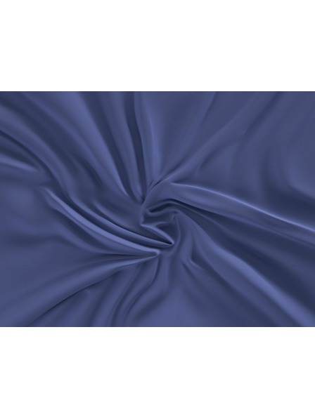 Kvalitex Сатенено чаршаф Luxury Collection 220x200см тъмносиньо Kvalitex