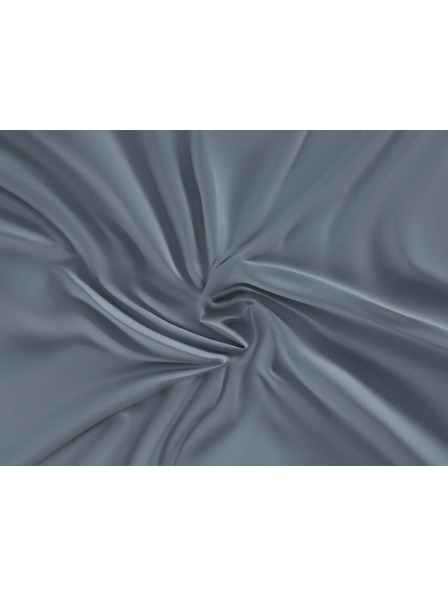 Kvalitex Сатенено чаршаф Luxury Collection 200x200см тъмносиво Kvalitex