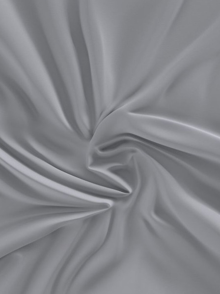 Kvalitex Чаршаф от еластична вискоза 100x200cm светло сив