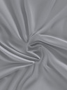 Kvalitex Чаршаф от еластична вискоза 100x200cm светло сив
