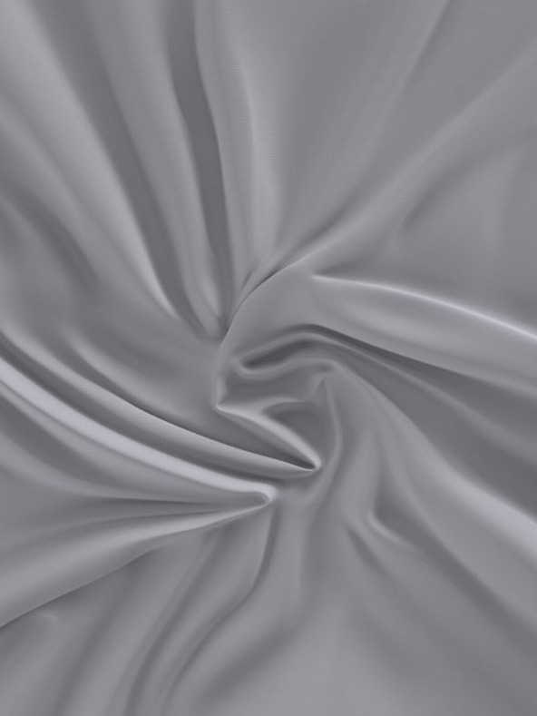 Kvalitex Чаршаф от еластична вискоза 180x200cm, светло сив Kvalitex