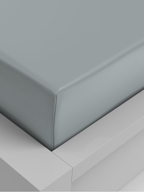 Kvalitex Чаршаф от вискоза 120x200cm светлозелен