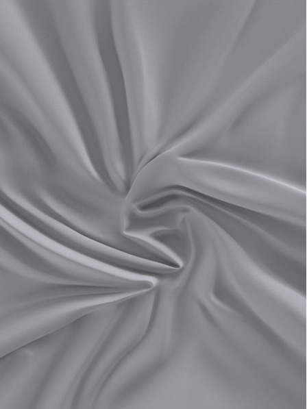 Kvalitex Ластично чаршаф вискоза 200x200см светлосиво