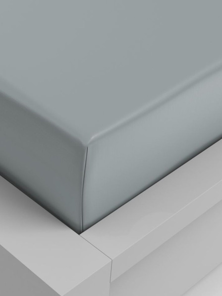 Kvalitex Ластично чаршаф вискоза 100x200см светлозелено