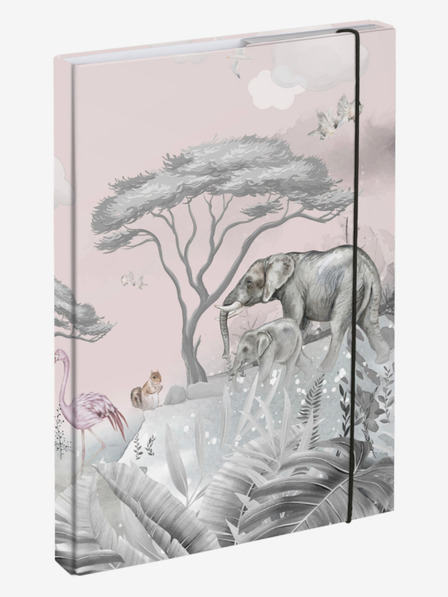 BAAGL  Розови папки за ученически тетрадки A4 Safari Baagl