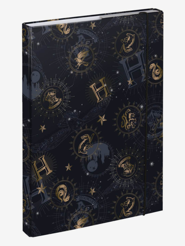 BAAGL  Черни корици за ученически тетрадки А4 Хари Потър Хогуортс Baagl