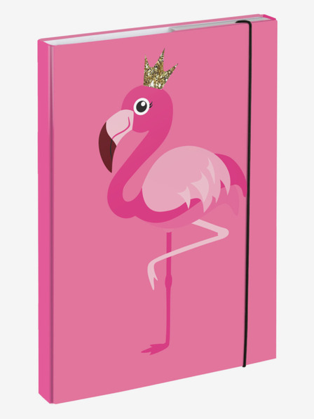 BAAGL  Розови корици за ученически тетрадки А4 Фламинго Baagl