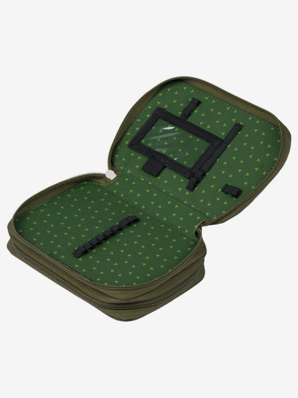 BAAGL  Зелен училищен моливник Baagl Dinosaurs