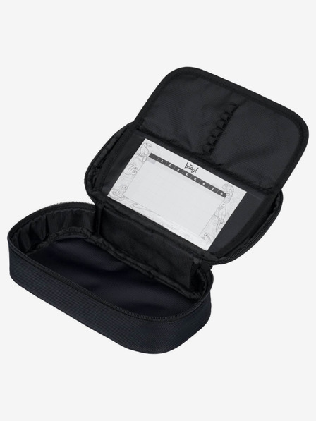 BAAGL  Черен училищен моливник Baagl Skate Gold