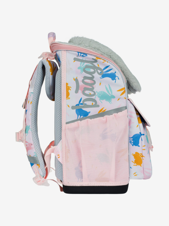 BAAGL  Бежова ученическа чанта с зайче Zippy Baagl