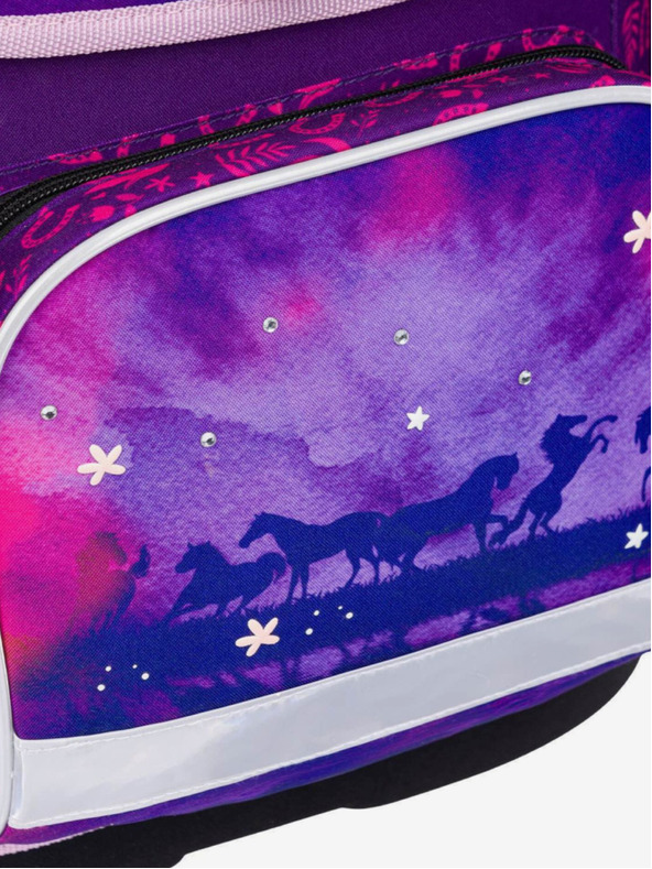 BAAGL  Лилава училищна чанта Ergo Baagl Конче