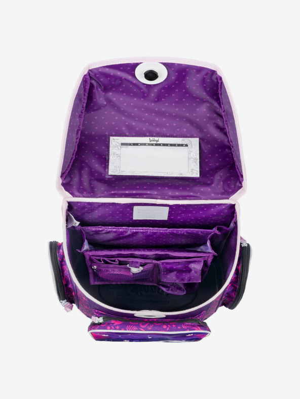 BAAGL  Лилава училищна чанта Ergo Baagl Конче
