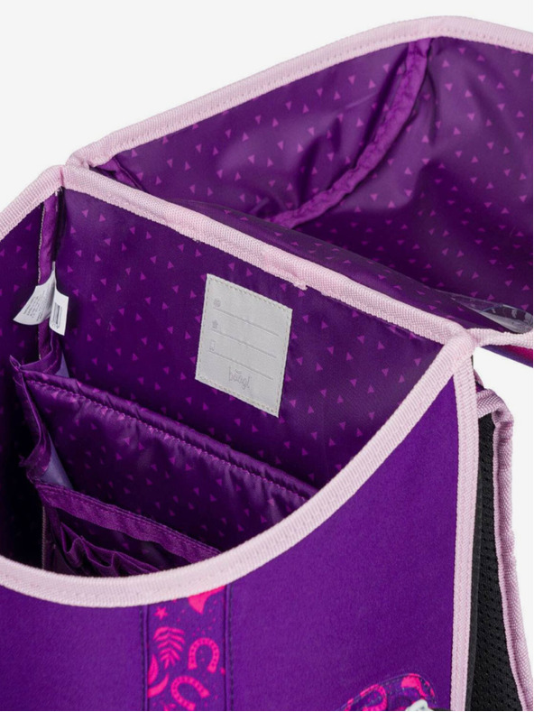 BAAGL  Лилава училищна чанта Ergo Baagl Конче