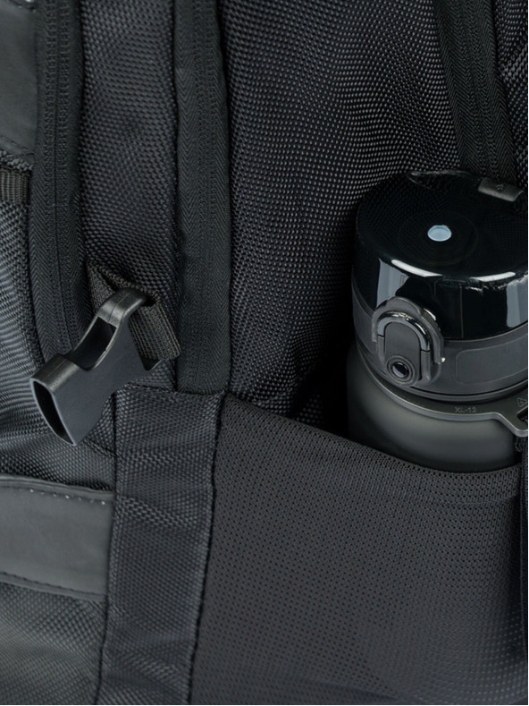 BAAGL  Черен училищен комплект - раница, моливник, чанта Baagl Skate Red