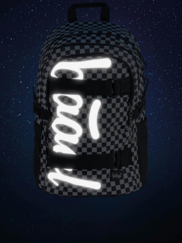 BAAGL  Черен 3 комплекта скейт ска: раница, моливник, чанта Baagl