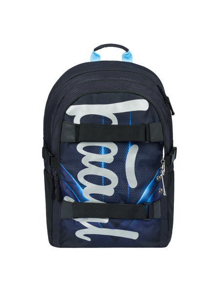BAAGL  Черна ученическа раница Skate Bluelight Baagl