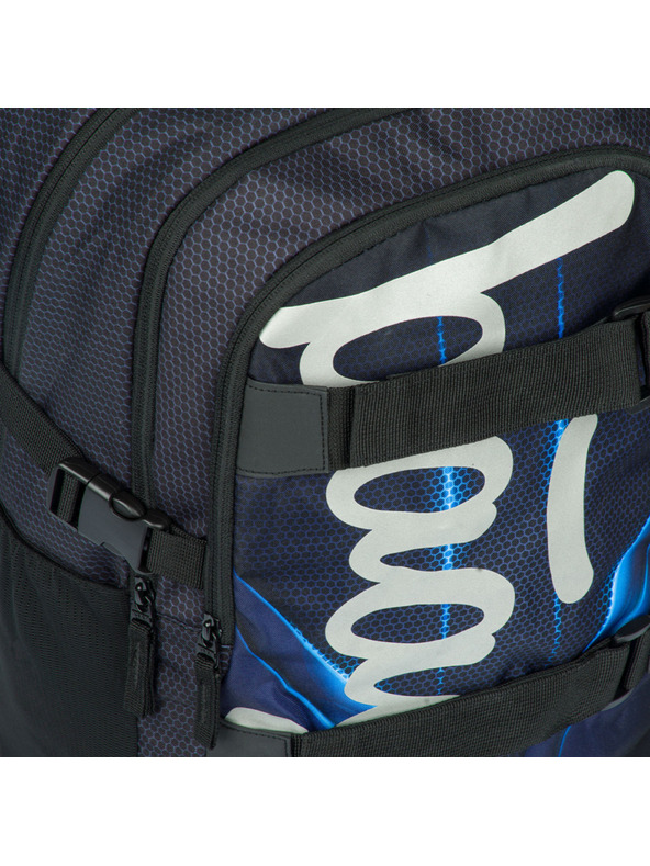BAAGL  Черна ученическа раница Skate Bluelight Baagl