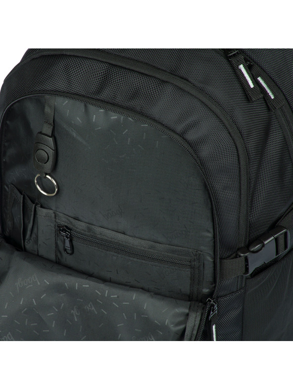 BAAGL  Черна ученическа раница Skate Bluelight Baagl