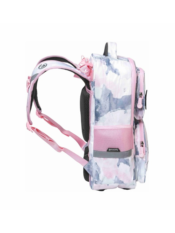 Meatfly Meatfly училищна чанта Max Clouds Pink 17L