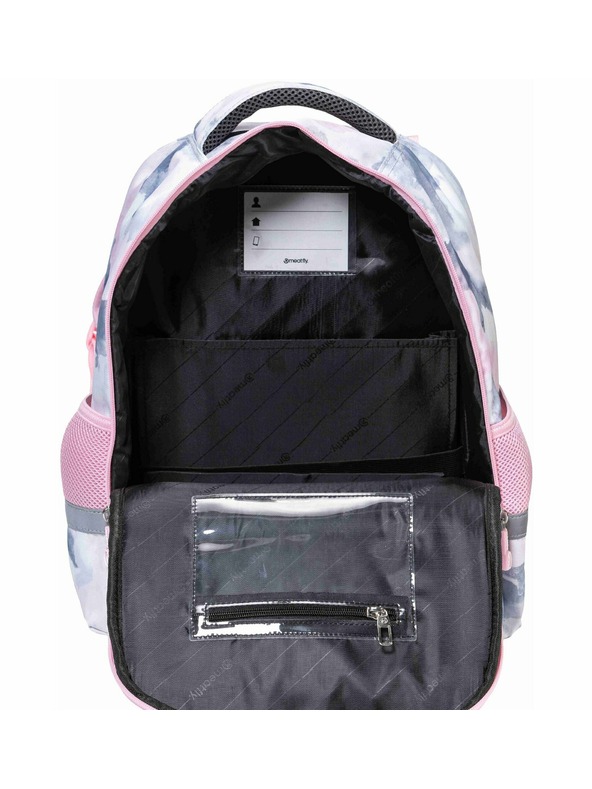 Meatfly Meatfly училищна чанта Max Clouds Pink 17L