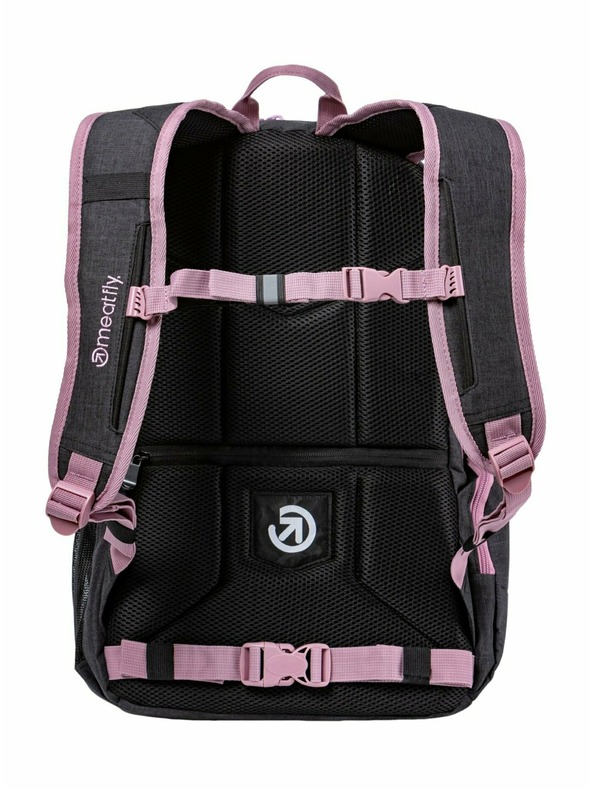 Meatfly Meatfly раница Basejumper Pink / Charcoal Heather 22 L