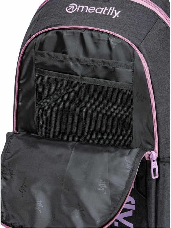 Meatfly Meatfly раница Basejumper Pink / Charcoal Heather 22 L
