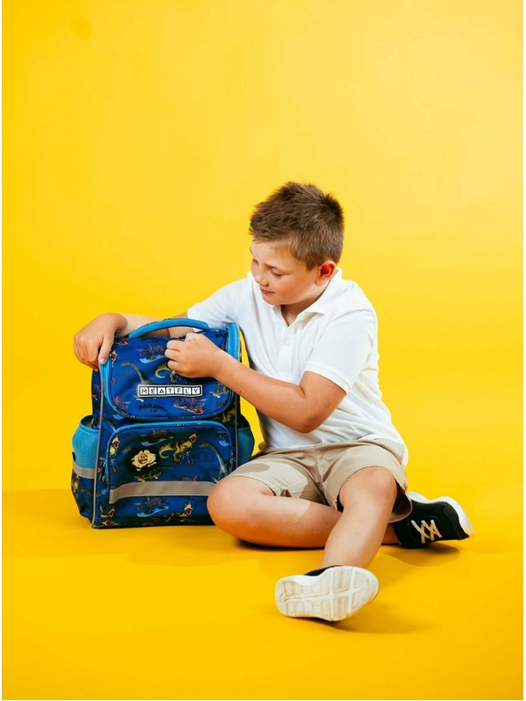 Meatfly Meatfly училищна чанта Alex Dino Petrol