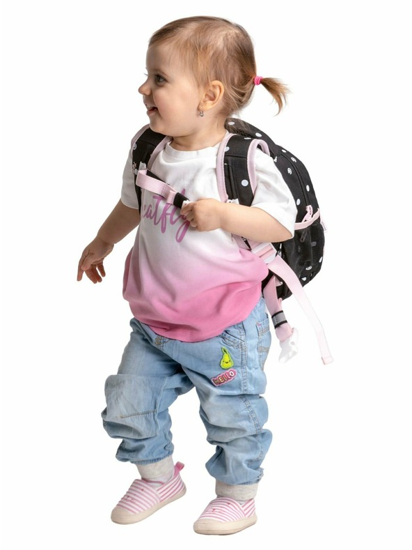 Meatfly Раница Meatfly Levi Black Dots 10 L | Черна | Обем 10 L