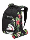 Meatfly Раница Meatfly Exile Tropical Black 24 L | Черна | Обем 24 L