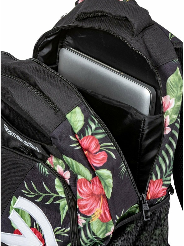 Meatfly Раница Meatfly Exile Tropical Black 24 L | Черна | Обем 24 L