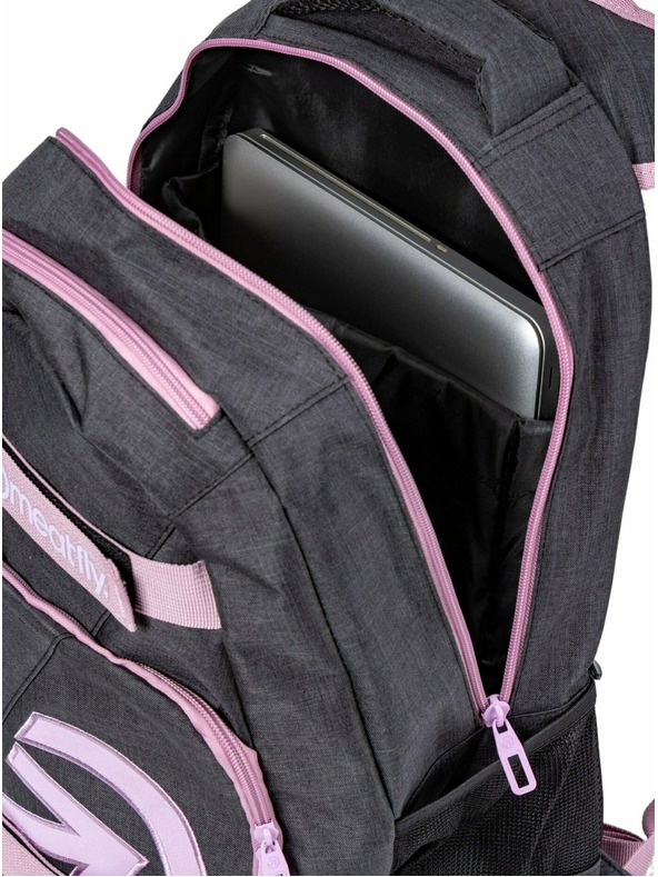 Meatfly Раница Meatfly Exile Pink / Charcoal Heather 24 L