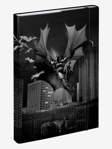 BAAGL  Черна училищна тетрадка с корици A4 Batman Dark City Baagl