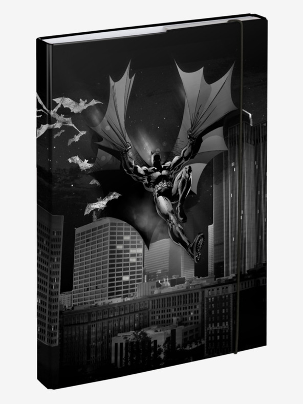 BAAGL  Черна училищна тетрадка с корици A4 Batman Dark City Baagl