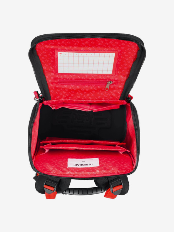 BAAGL  Черна ученическа чанта с цип Teribear Baagl