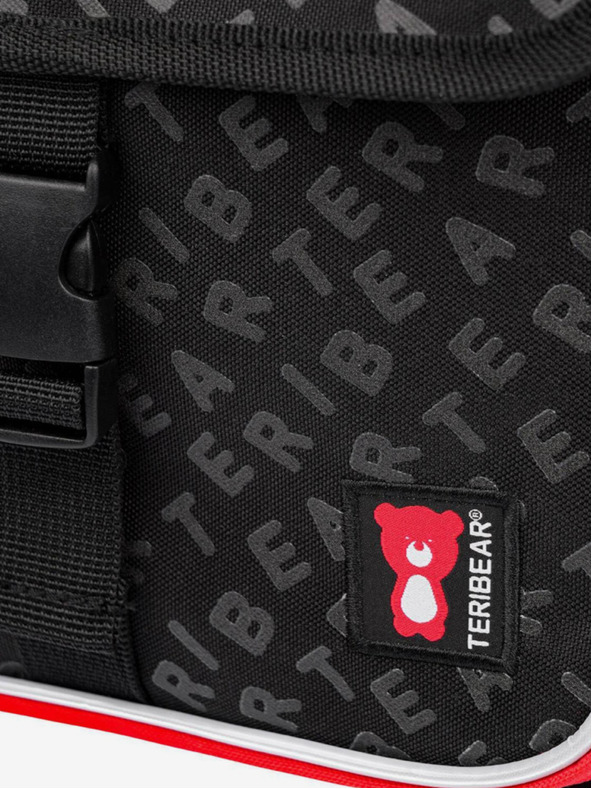 BAAGL  Черна ученическа чанта с цип Teribear Baagl