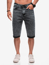 Edoti Мъжки къси панталони от деним W - черни EDOTI