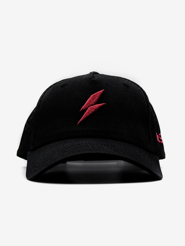 Be52 Be52 Bolt шапка премиум черна/червена