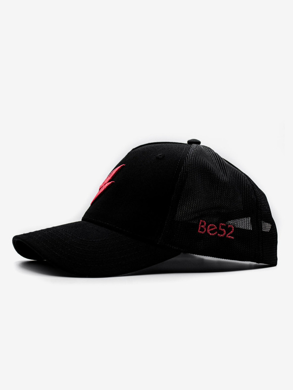 Be52 Be52 Bolt шапка премиум черна/червена