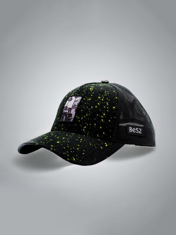 Be52 Be52 Wagon splash шапка премиум черна/неон жълта