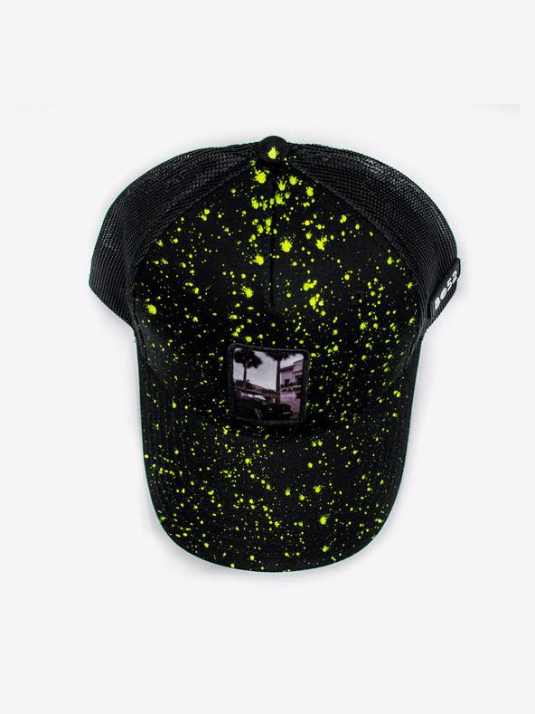 Be52 Be52 Wagon splash шапка премиум черна/неон жълта