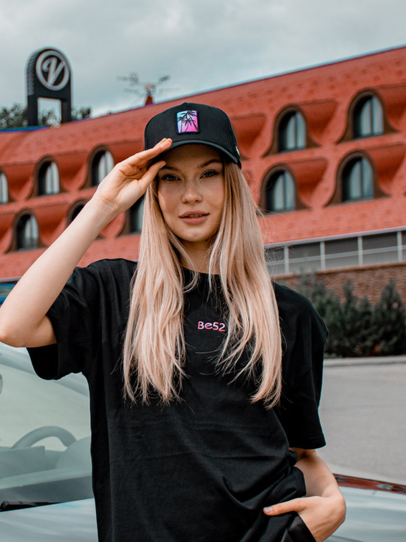 Be52 Be52 Palms шапка премиум черна