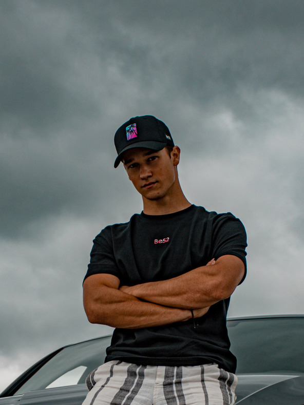 Be52 Be52 Palms шапка премиум черна