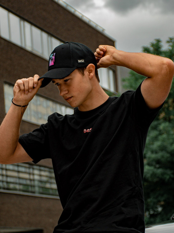 Be52 Be52 Palms шапка премиум черна